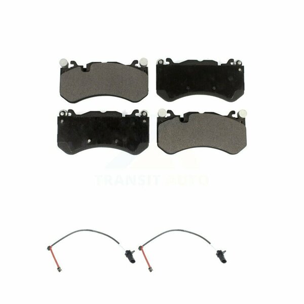 Transit Auto Front Ceramic Disc Brake Pads And Wear Sensors Kit For Audi RS7 KTW-100922